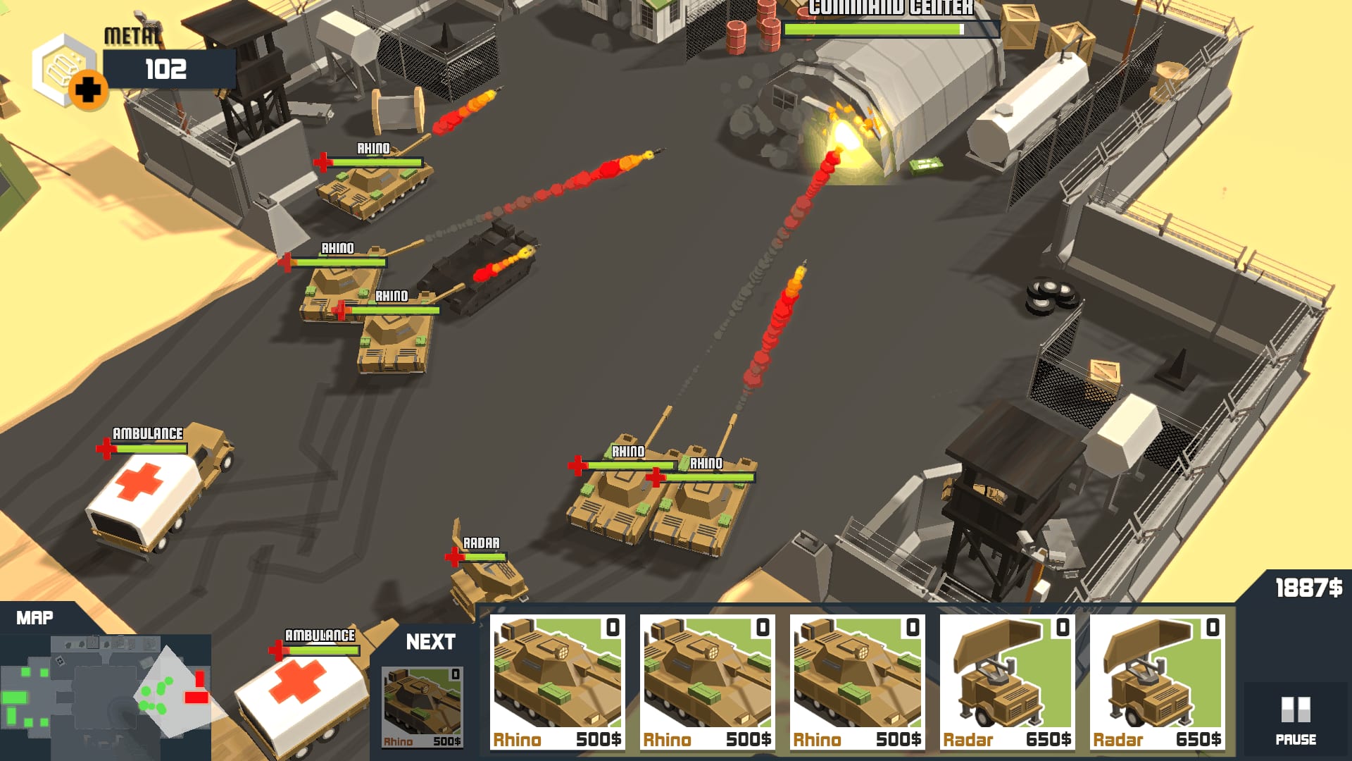 Screenshot 2 - gameplay of Call of Tanks