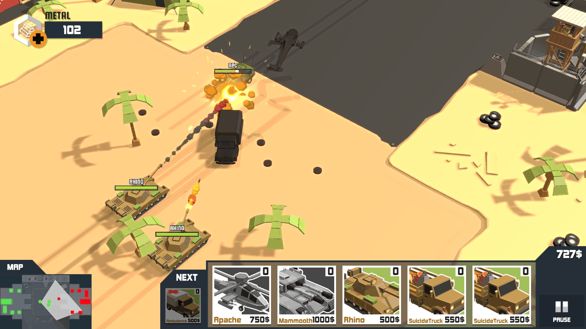 Screenshot 3 - gameplay of Call of Tanks